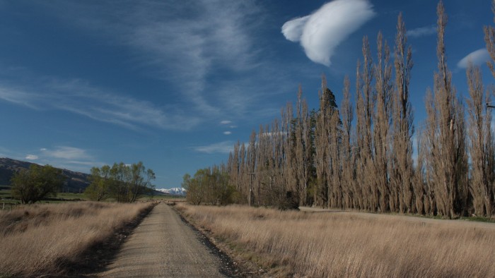 Awesome cloud formation en route to rock and Pillar