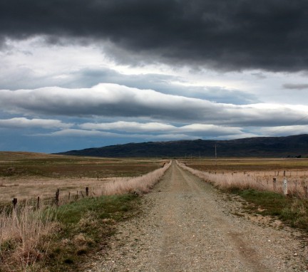 Interesting cloud build up on the trail